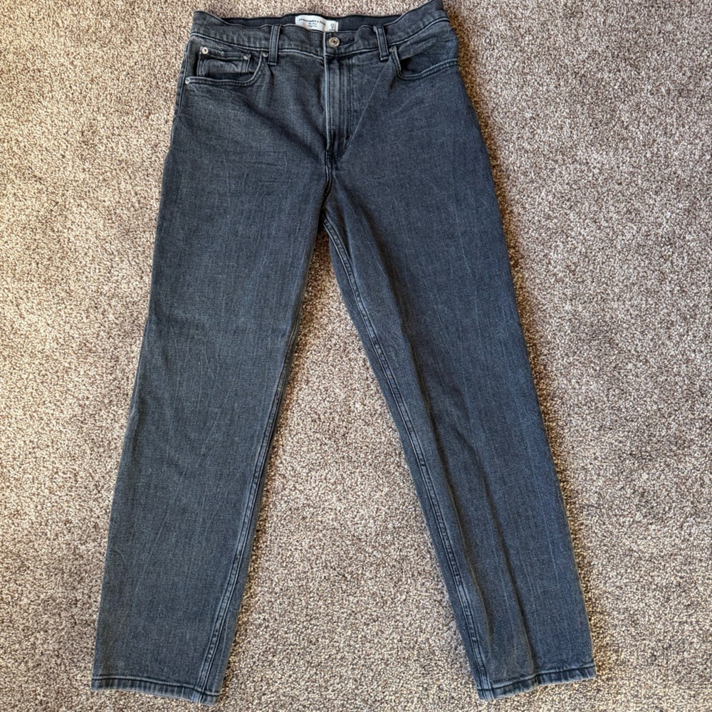 Abercrombie & Fitch Charcoal Denim Pants